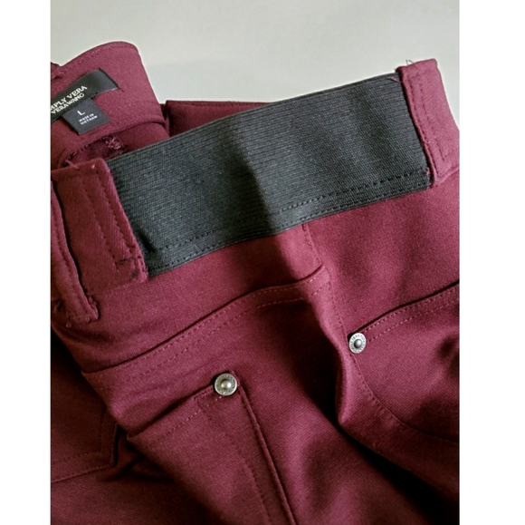 Simply Vera Wang Purple Ponte Ankle Skinny Pant - Picture 3 of 5